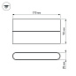 020802 Arlight Светильник SP-Wall-170WH-Flat-12W Warm White — фото 1