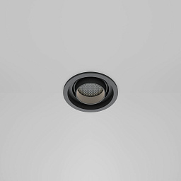 Встраиваемый светильник Maytoni Atom 10W Черный DL113-GU10-01-RD-B