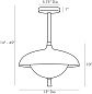 49219 Stanwick Outdoor Pendant Arteriors подвесной светильник