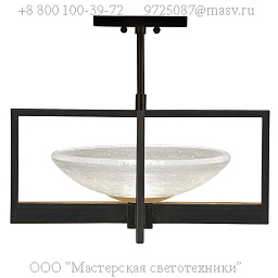 896440-3 Delphi 18" Square Semi-Flush Mount полувстраиваемый светильник, Fine Art Lamps