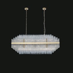 Люстра Spiga di Cristallo JAGO, 150×55 см NCS 351