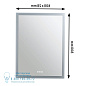 78951 LED Illuminated mirror HomeSpa LED Illuminated mirror Mirra IP44 White Switch 1600lm 230V 22W dimmable Mirror/White Зеркальные светильники Paulmann