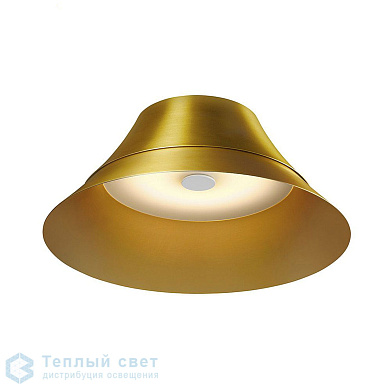 накладной потолочный светильник из латуни с куполообразным корпусом