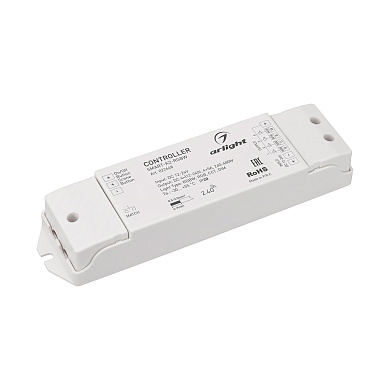 022668 Arlight Контроллер SMART-K2-RGBW (12-24V, 4x5A, 2.4G)