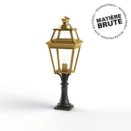 149005072 Roger Pradier Place Des Vosges садовый фонарный столб латунного цвета с прозрачным плафоном