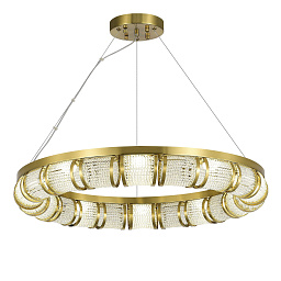 SL6011.303.01 ST-Luce Esme подвесной светильник овальной формы с декоративными хрустальными элементами