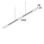 INFORM SQ P200-4 DOWN 83067 W-W белый Delta Light подвесной светильник