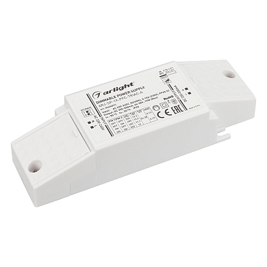026048(1) Arlight LED драйвер ARJ-SP-19-PFC-TRIAC-INS (19W, 26-38V, 0.35-0.5A)