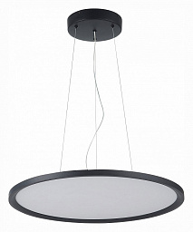 ST602.443.56 ST-Luce St602 подвесной светильник круглой формы с чёрным корпусом и акриловым рассеивателем