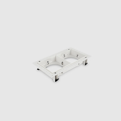 Монтажный комплект Kreon In-Line 80, двухместный для лицевого монтажа KR727114