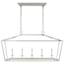 Darlana Medium Linear Lantern полированный никель