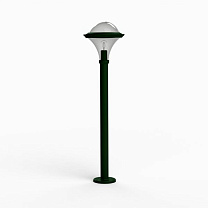 Dallas N° 8; Smoked polycarbonate E27 75W; British green