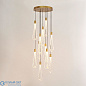 Round Layered Raindrop Chandelier Global Views люстра