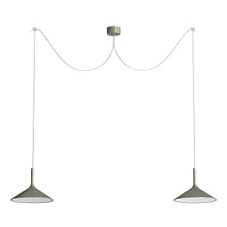 Rotaliana Dry H4 SP LED современная люстра с двумя источниками света шампань 1DYH400065ZL0