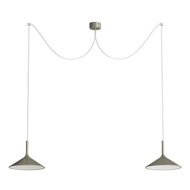 Rotaliana Dry H4 SP LED современная люстра с двумя источниками света шампань 1DYH400065ZL0