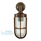 CLADACH BRASS WELL GLASS WALL LIGHT Настенный светильник прямого света ручной работы Mullan Lighting MLWL053ANTBRSCL