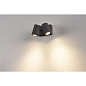 233255 SLV HELIA DOUBLE WL anthracite IP55 38° фасадный светильник — фото 1