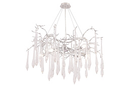 REINA SP8 D1000 SILVER PATINA Crystal Lux REINA подвесная люстра с прозрачными подвесами и серебристой арматурой