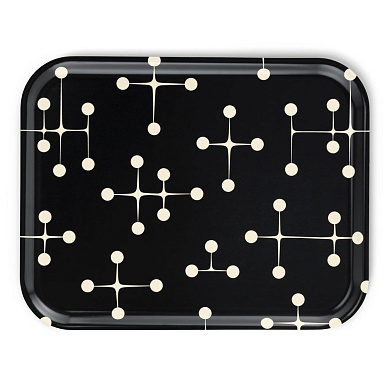 21510802 Classic Vitra Поднос большой с темным узором в горох
