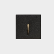 Recessed wall lighting IP65 Bat Square Lineal LED 2.2W 2700K Urban grey 6lm