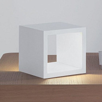 CUBO LAMPdaTAVOLO 4,5W 220V NERO-FOGLIA  ORO 2700K