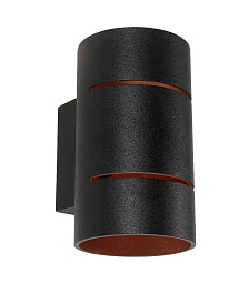 CLT 013 BL Crystal Lux Echo настенное бра цилиндрической формы черного цвета с направленным светом