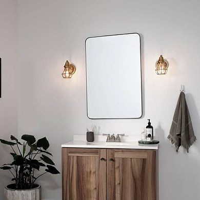 настенный светильник с одной лампой натуральный латунь