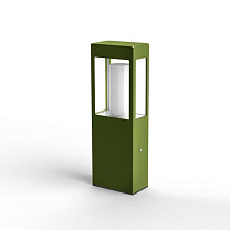 Brick² N° 2; Clear glass E27 23W; Fern green