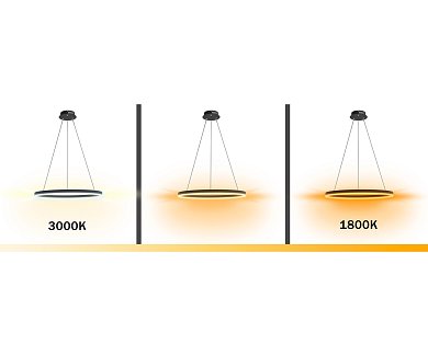 Подвесной светильник Kink Light Тор черный d40 08212,19A(dim to warm)