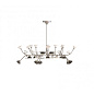 E565.15C24SWC Tooy Linfa SP LED 50L крупная дизайнерская люстра белый; прозрачный; золото; дымчатый — фото 2
