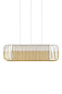 Подвесной светильник Forestier Bamboo oval — фото 3
