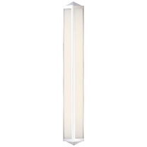 Geneva Large Sconce полированный никель с белым стеклом
