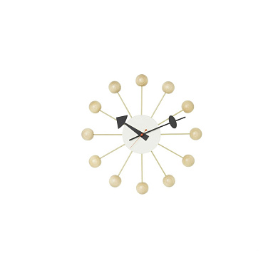 20125002 Ball Vitra Настенные часы с шарообразными метками светлый бук