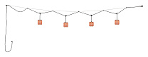 Nans Catenary S / 16 / 4L уличный (красный (с оранжевый и бежевый))