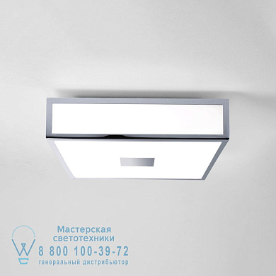 1121081 Mashiko 300 Square LED потолочный светильник для ванной Astro lighting Полированный хром