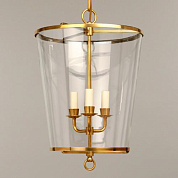 CL0111.BR.SE Zurich Frame Lantern, Brass 3 Lights