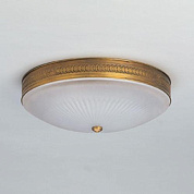 CL0371.BR.SE Frogmore Bowl Light, Brass, Spearcut Glass