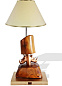 Bronze Double Head Rhino Lamp настольная лампа House of Avana AACI-DLRTL-0041