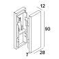 FTL35 F HE DOWN-UP - END CAP SET W белый Delta Light линейный светильник — фото 1