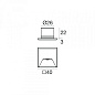 i-LED Envelope-1 powerLED 1 W 350 mA уличный настенный светильник — фото 3