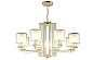 Люстра Crystal Lux NICOLAS SP-PL8 GOLD/WHITE — фото 3