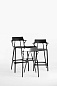 05889NE Kartell AI Барный стул AI, переработанный, 75 см, черный — фото 7