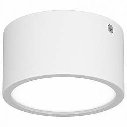211916 Lightstar Zolla cyl led-rd потолочный накладной светильник с круглым белым корпусом