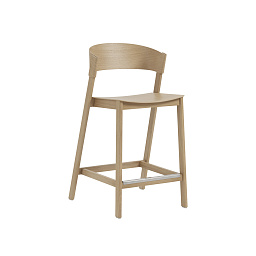 COVCOUN0111 Muuto Cover барный стул дуб со спинкой 65 см