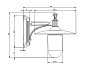 139011107 Roger Pradier Montana N°3 OPALE GRIJS 107 Накладное бра — фото 1
