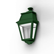 Avenue 2 N° 3; Clear glass Built-in LED 2700°K warm white 10W; British green