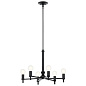 Torvee 26" 6 Light Chandelier Black люстра 52424BK Kichler — фото 1