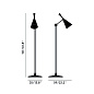 Beat Floor Light Black Tom Dixon, торшер — фото 1