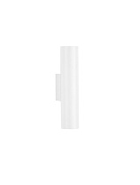 Sandy White Aluminium LED MR11/GU10 2x10 Watt 100-240Volt IP20 Bulb Excluded light up & d own D:4 W:6.5 H:18 cm