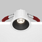 Alfa LED Maytoni встраиваемый светильник DL043-01-10W4K-RD-WB бело-черный